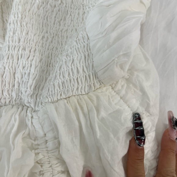 UO Urban Outfitters kimchi blue belladonna ruched strapless mini dress - Picture 5 of 5